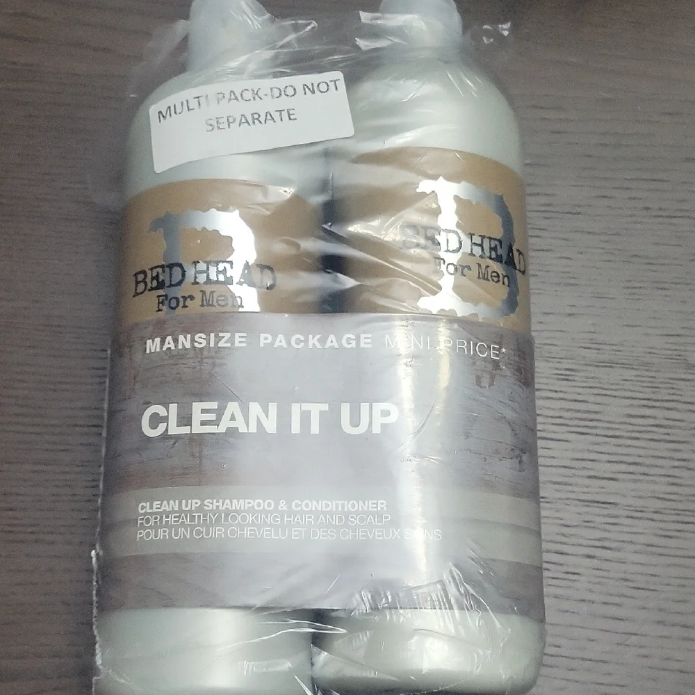 HOT!! TIGI Bed Head Clean It Up Shampoo & Conditioner Set - Mansize Package